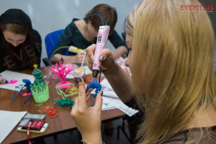 Мастер класс по моделированию 3D ручкой для взрослых и детей. Фото мастер класса. Оплата безнал, наличный расчет. Москва, выезд по России.